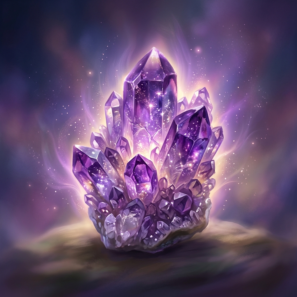 Amethyst Crystal Cluster
